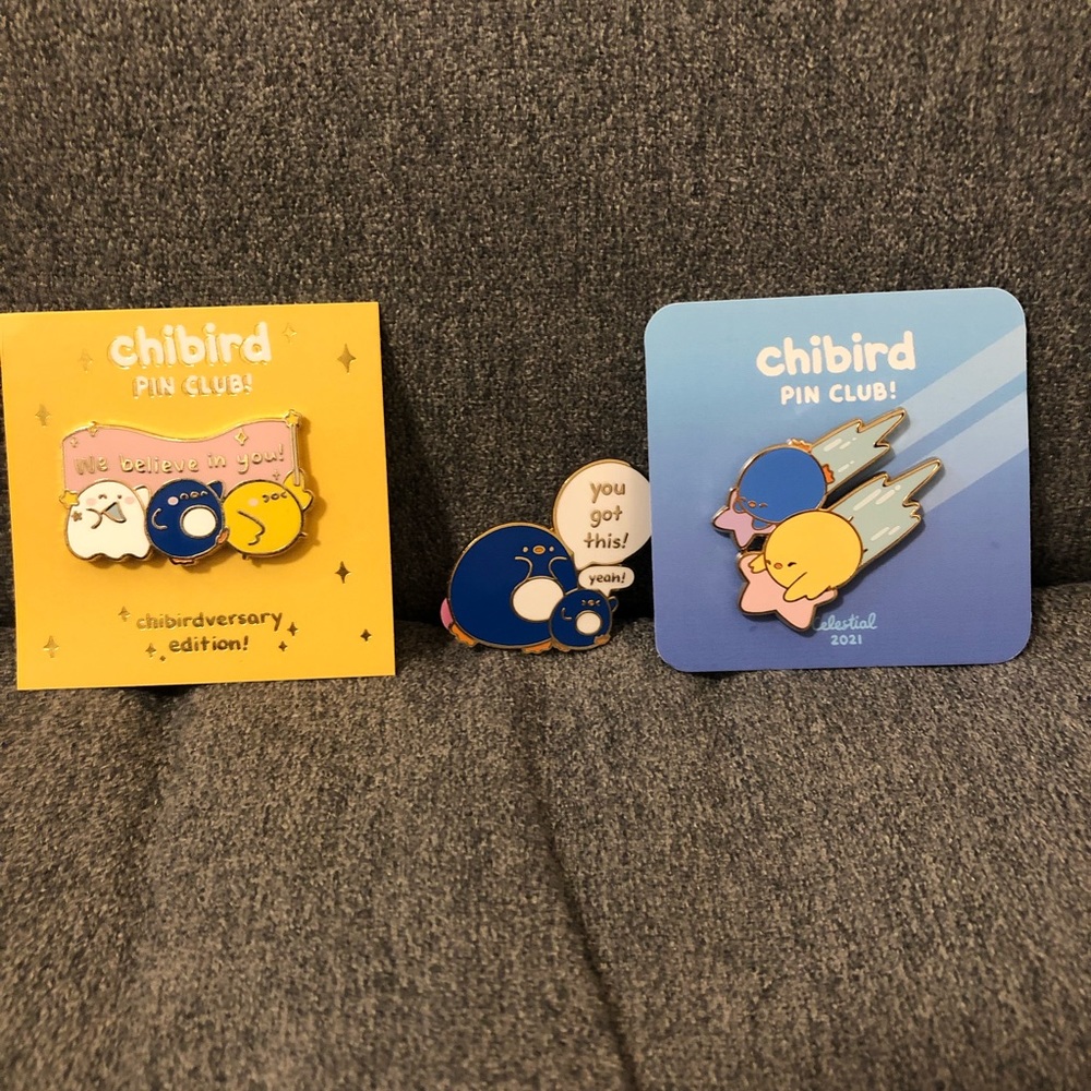 Chibird Pin Club Pins